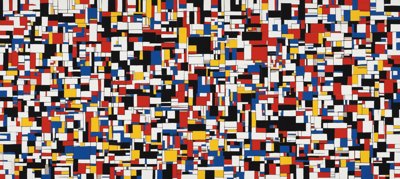 Composition with Red, Blue and Yellow No. 20